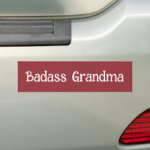 Autocollant De Voiture Grand-mère Badass (En voiture)