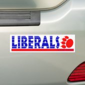 Autocollant De Voiture Grand-pare-chocs libéral (En voiture)
