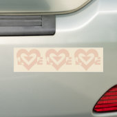 Autocollant De Voiture Graphisme mignon, Beige crème (En voiture)