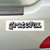 Autocollant De Voiture Grateful Dire Graffiti Style typographie (En voiture)