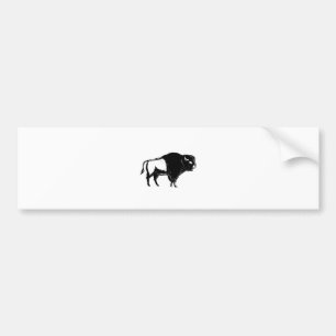 Autocollant De Voiture Gravure sur bois américaine en côté de Buffalo