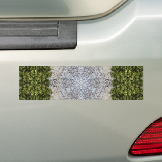 Autocollant De Voiture Green Moss & Earth Nature Art (En voiture)