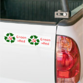 Autocollant De Voiture Green=Red (Sur camion)