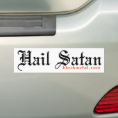 Autocollant De Voiture Grêle Satan Bumpersticker (En voiture)