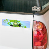 Autocollant De Voiture Grenouille Haltérophile (Sur camion)