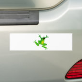 Autocollant De Voiture grenouille verte de danse (En voiture)