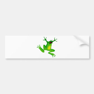 Autocollant De Voiture grenouille verte de danse