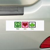 Autocollant De Voiture Grenouilles Peace Love (En voiture)