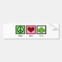 Grenouilles Peace Love
