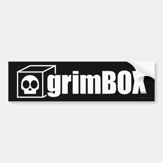 Autocollant De Voiture grimBOX, LLC - Stcker de butoir (Devant)