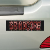 Autocollant De Voiture Grindcore (En voiture)