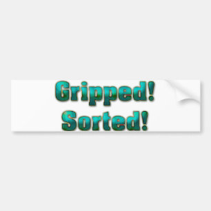 Autocollant De Voiture Grippé ! Trié !