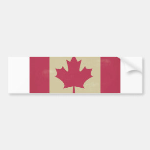 Autocollant De Voiture gronder le drapeau canadien