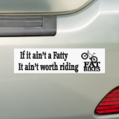 Autocollant De Voiture Gros adhésif pour pare-chocs de vélo (En voiture)