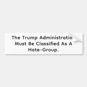Autocollant De Voiture Groupe de haine Trump Hankamer Artjunkhaus Art pai