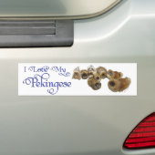 Autocollant De Voiture Groupe Pekingese (En voiture)