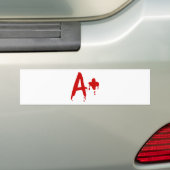 Autocollant De Voiture Groupe sanguin A+ Hôpital d'horreur positif (En voiture)