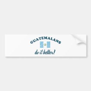 Autocollant De Voiture Guatémaltèque il améliorent