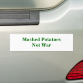 Autocollant De Voiture Guerre écrasée de PotatoesNot (En voiture)