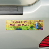 Autocollant De Voiture Guidé par le bumpersticker de Mary de mère (En voiture)