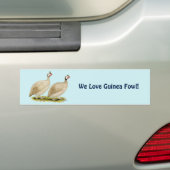 Autocollant De Voiture Guineas Buff Dundotte Fowl (En voiture)