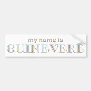 Autocollant De Voiture Guinevere