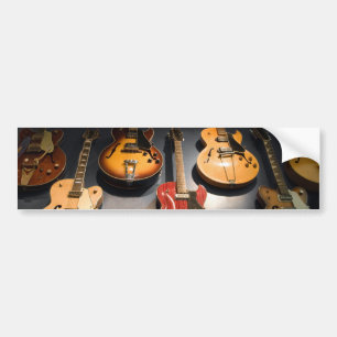 Autocollant De Voiture Guitares vintages