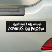 Autocollant De Voiture Guns don't kill people (En voiture)