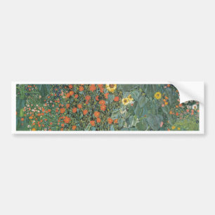 Autocollant De Voiture Gustav Klimt - fleurs de tournesols de jardin de