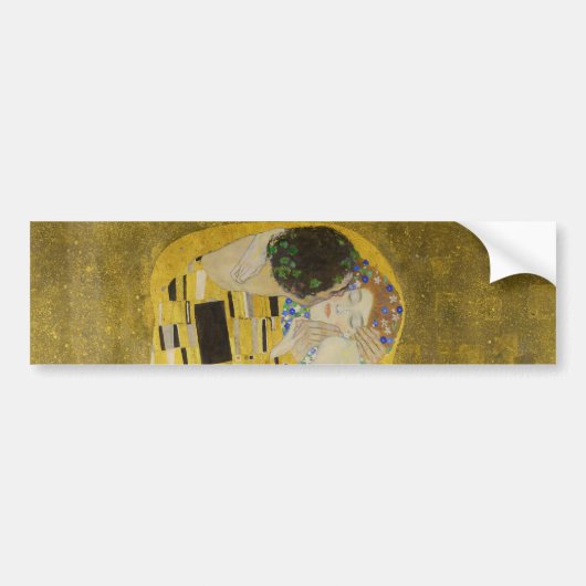 Autocollant De Voiture Gustav Klimt - Le baiser (Devant)