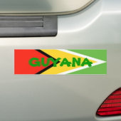 Autocollant De Voiture Guyane-Drapeau, GUYANE (En voiture)