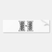 AUTOCOLLANT DE VOITURE H (Devant)