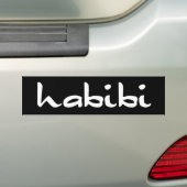 Autocollant De Voiture habibi (En voiture)