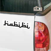 Autocollant De Voiture Habibi artistique (Sur camion)