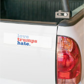 Autocollant De Voiture haine d'atouts d'amour (Sur camion)