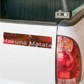 Autocollant De Voiture Hakuna Matata Halloween Masque Kaleidoscope Abstra (Sur camion)