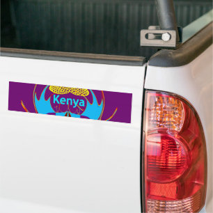 Autocollant De Voiture Hakuna Matata Kenya Papillon Art Imprimer/Graphiqu