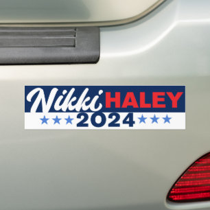 Autocollant De Voiture Haley pour le président Nikki Haley 2024