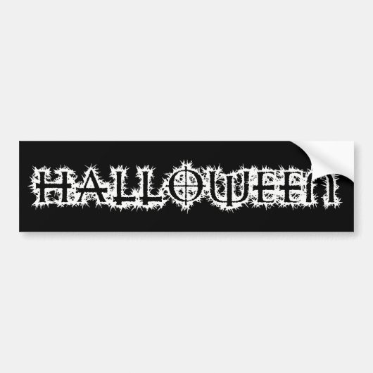 Autocollant De Voiture Halloween (Devant)