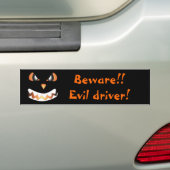 Autocollant De Voiture Halloween faces Evil driver ! (En voiture)