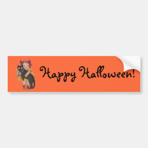 Autocollant De Voiture Halloween heureux ! Adhésif pour pare-chocs