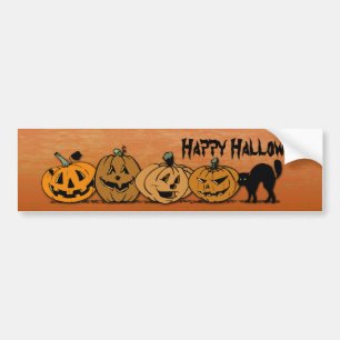 Autocollant De Voiture Halloween pumpkins