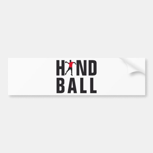 Autocollant De Voiture Handball (Devant)