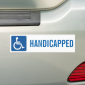 AUTOCOLLANT DE VOITURE HANDICAPÉ (En voiture)