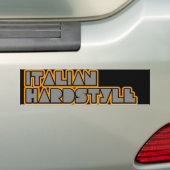 Autocollant De Voiture Hardstyle italien (En voiture)