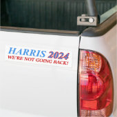 AUTOCOLLANT DE VOITURE HARRIS 2024 NOUS NE REVIENDRONS PAS ! PRÉSIDENT KA (Sur camion)
