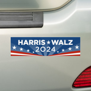 Autocollant De Voiture Harris Walz 2024