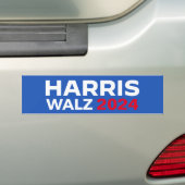 Autocollant De Voiture Harris Walz 2024 (En voiture)