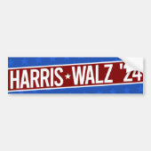 Autocollant De Voiture Harris Walz 24 (Devant)