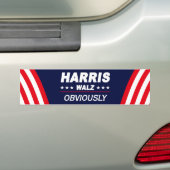 Autocollant De Voiture Harriz Walz Évidemment élection 2024 (En voiture)
